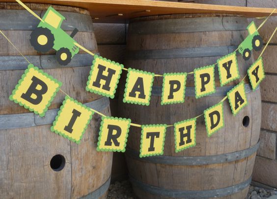 John Deere Party Banner | Pretty My Party
