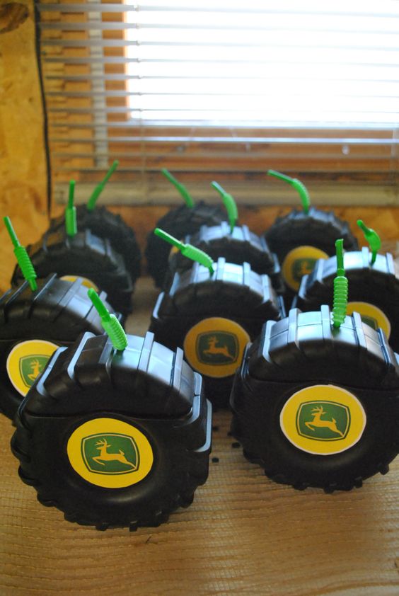 John Deere Party Tire Drinks | Pretty My Party