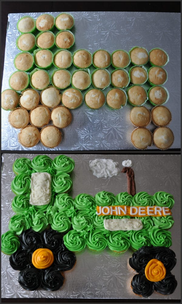 John Deere Tractor Cupcake Cake | Pretty My Party