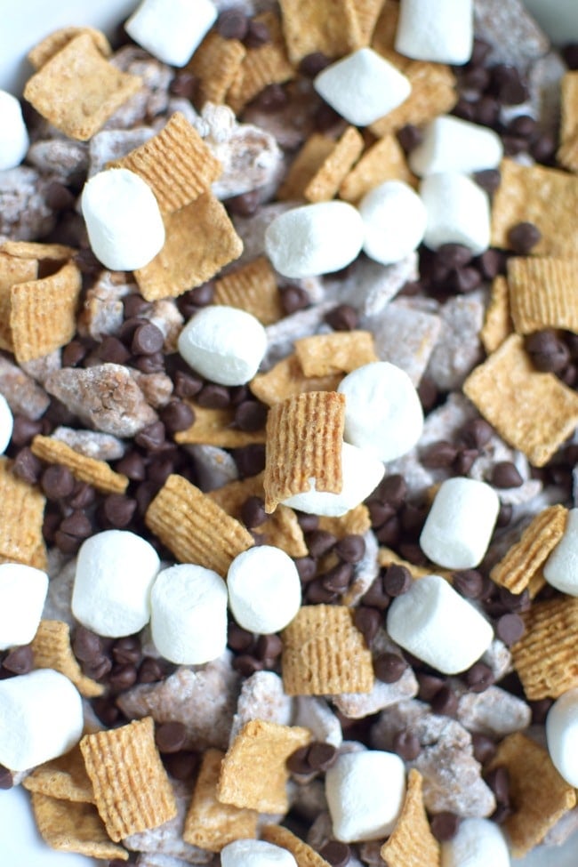 S'mores Puppy Chow Recipe | Pretty My Party