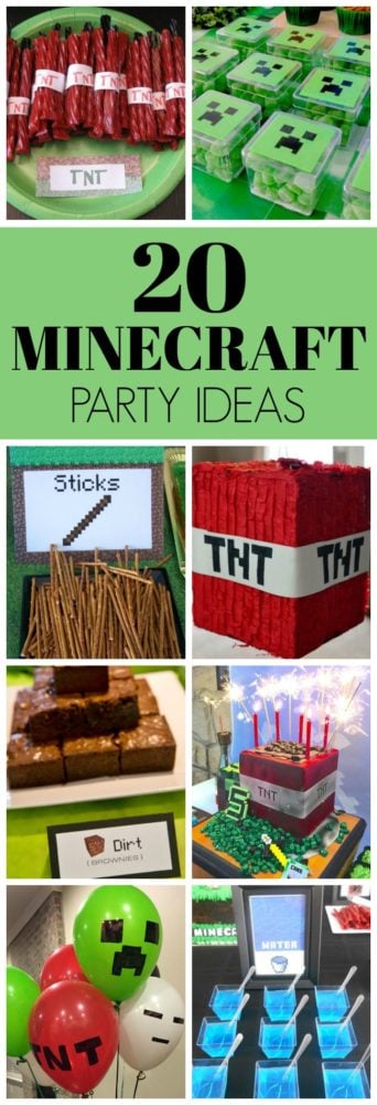 20 Kids Minecraft Party Ideas - Pretty My Party