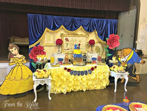 Beauty and the beast baby sales shower ideas