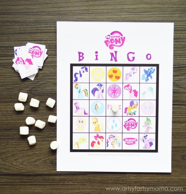 Free Printable My Little Pony Bingo | My Little Pony Party Ideas