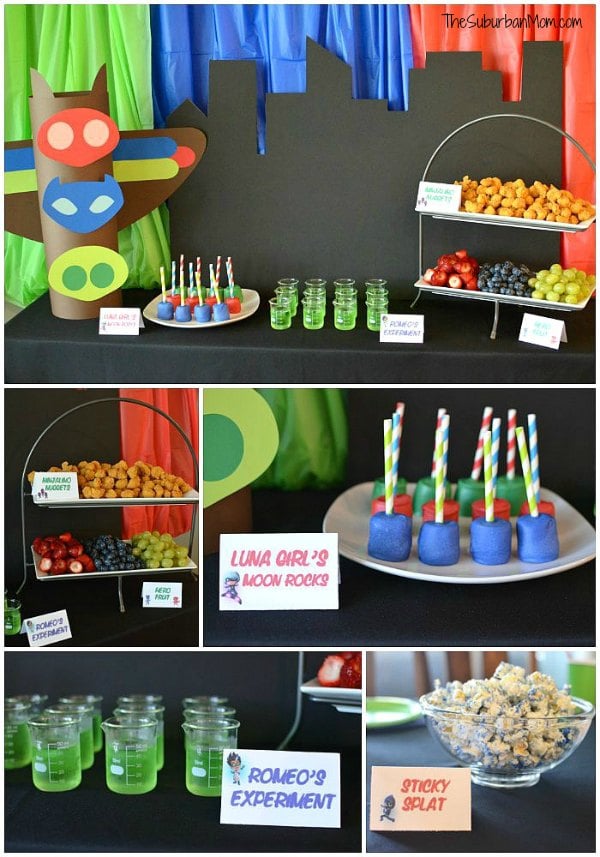PJ Masks Food Ideas | PJ Masks Party Ideas