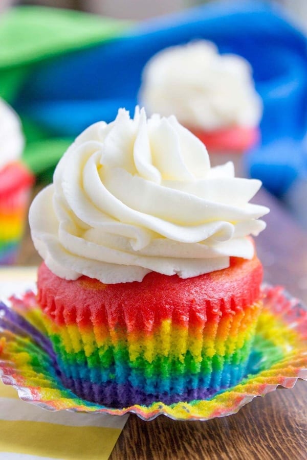 Rainbow Cupcakes | My Little Pony Party Ideas