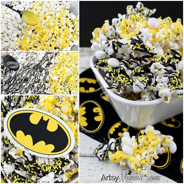 Lego Batman Inspired Popcorn | Batman Party Ideas
