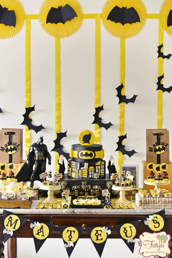 Batman Sweets Table | Batman Party Ideas