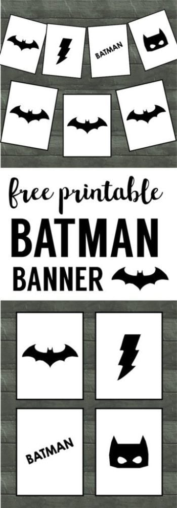 Batman Party Free Printable Banner | Batman Party Ideas