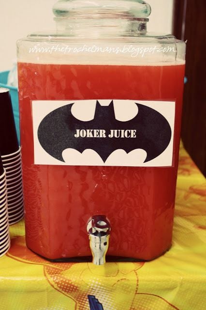 Joker Juice | Batman Party Ideas