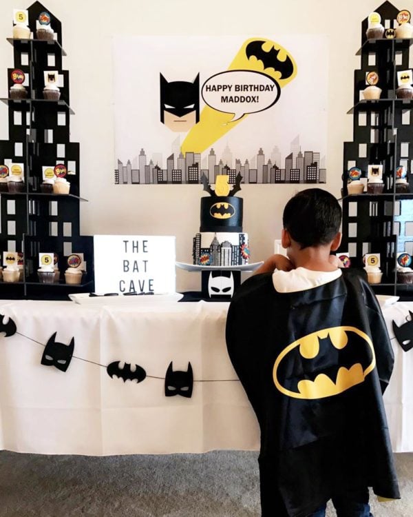 Batman Party Table | Batman Party Ideas