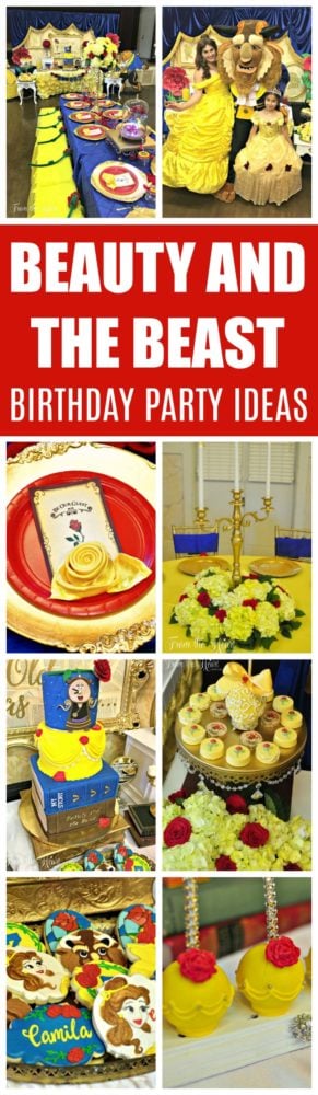 Beauty and the Beast Birthday Celebration | Pretty My Party