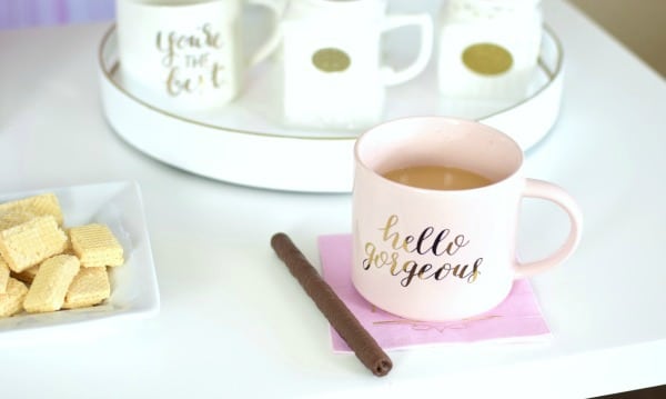 How to set up a Bridal Shower Coffee Bar | Pretty My Party