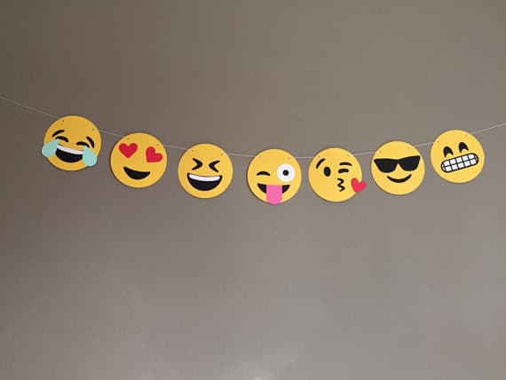 Emoji Party Banner | Emoji Birthday Party Ideas