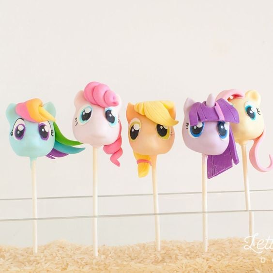 My Little Pony Cake Pops | My Little Pony Party Ideas