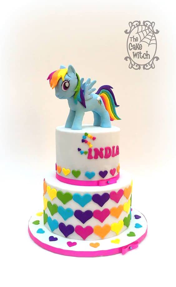 My Little Pony Heart Cake | My Little Pony Party Ideas