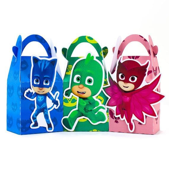 PJ Masks Favor Boxes | PJ Masks Party Ideas