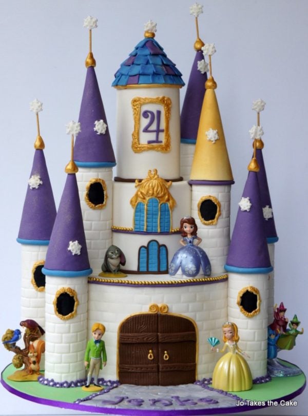 Sofia the First Castle Cake | Sofia the First Party Ideas