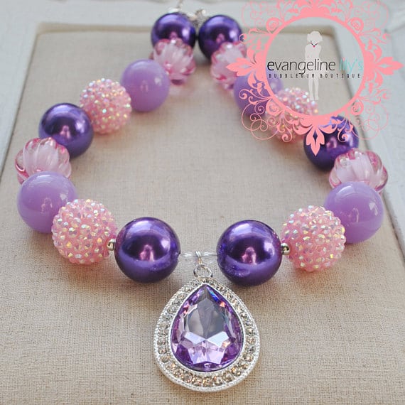 Sofia the First Necklace | Sofia the First Party Ideas