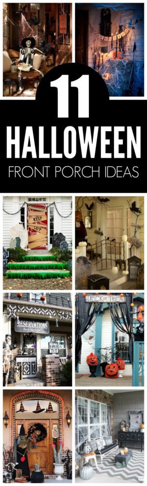 11 halloween front porch decorating ideas featured on pretty my party