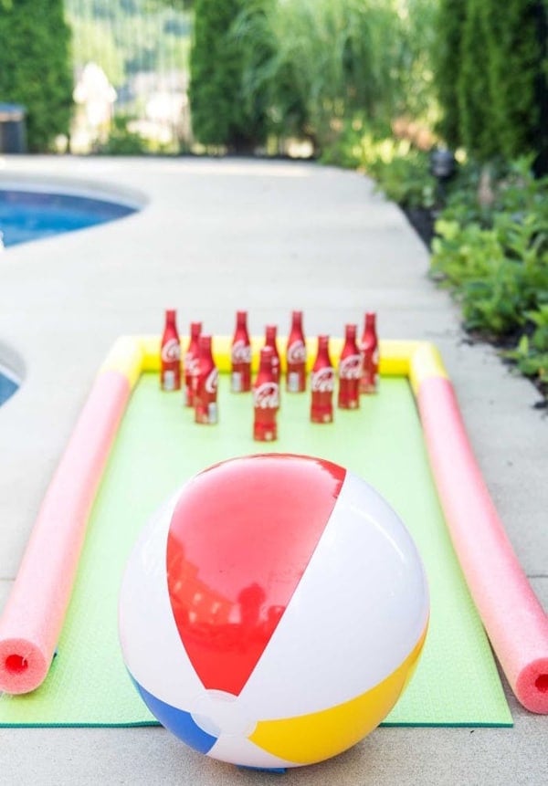 DIY Outdoor Bowling | Labor Day Party Ideas