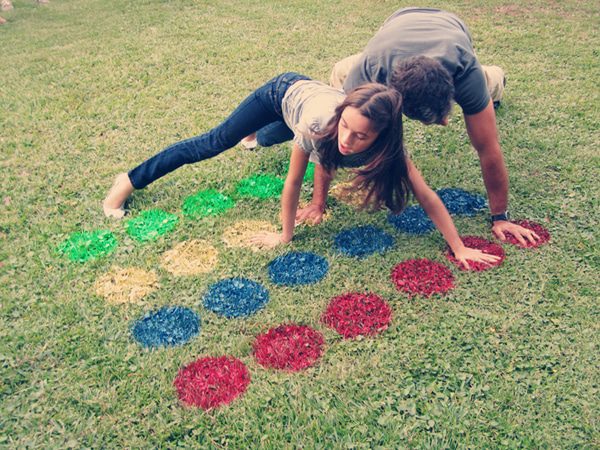 DIY Yard Twister | Labor Day Party Ideas