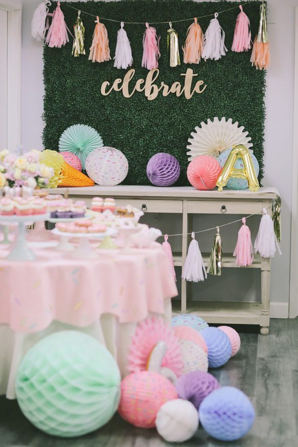 Gorgeous Donut Themed Birthday Party featured on Pretty My Party