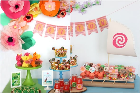 Fabulous Moana Themed Birthday Party