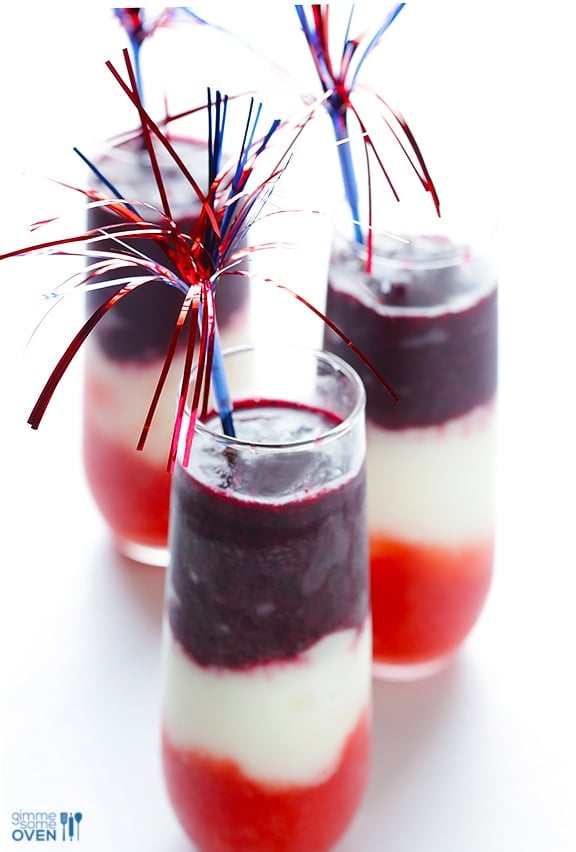 Red White and Blueberry Margaritas | Labor Day Party Ideas