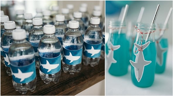 Jawsome Shark Themed Birthday Party featured on Pretty My Party