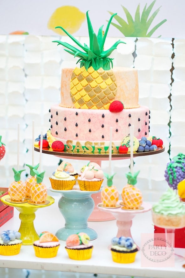 Tutti Frutti Birthday Cake | Tutti Frutti Party Ideas