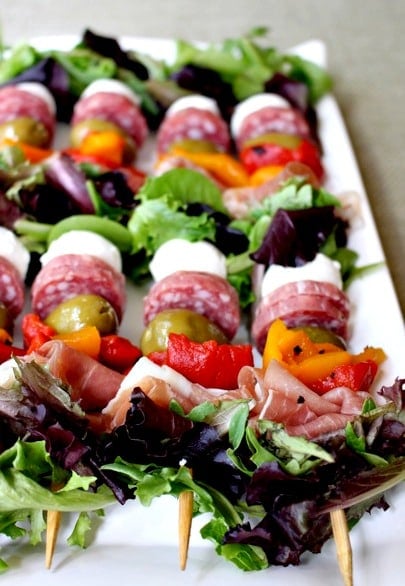 Antipasto Salad Kabobs | Labor Day Party Ideas