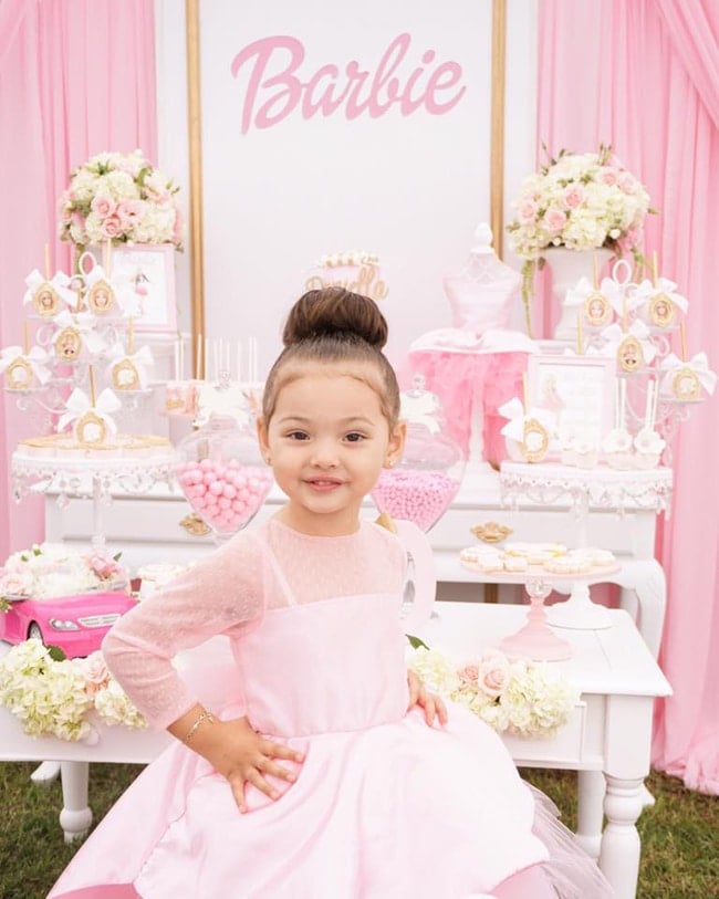 Pink Barbie Glam Birthday Party featured on Pretty My Party