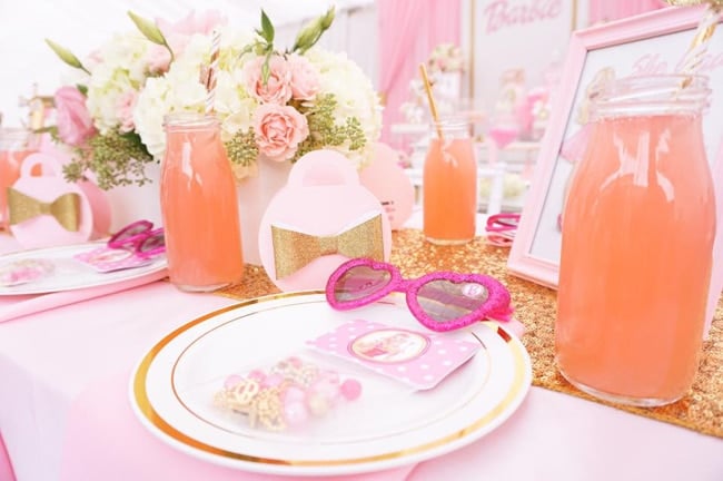 Barbie Glam Birthday Party featured on Pretty My Party