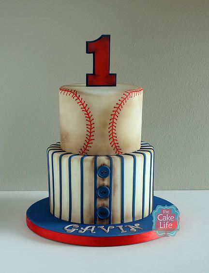Baseball Birthday Cake | Baseball Party Ideas