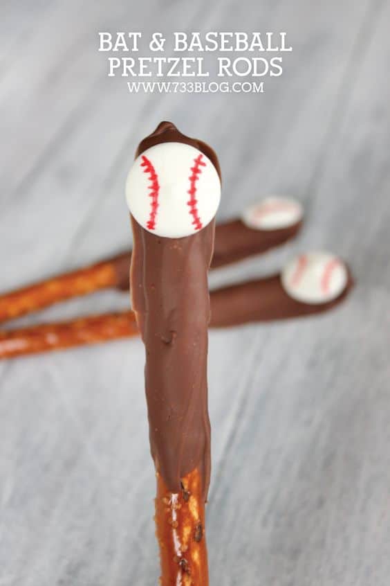 Baseball Pretzels | Baseball Party Ideas