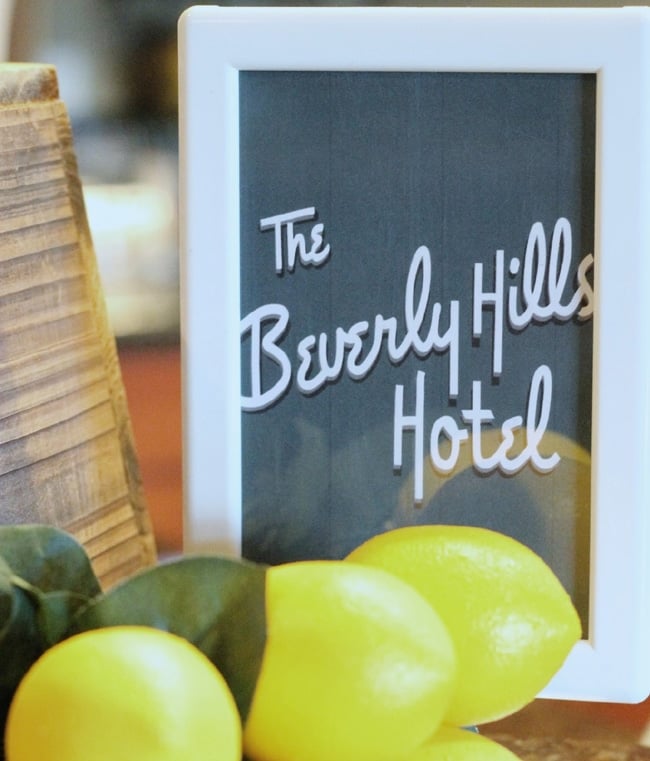 Beverly Hills Inspired Favorite Things Party featured on Pretty My Party