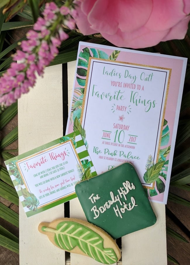 Beverly Hills Inspired Favorite Things Party featured on Pretty My Party