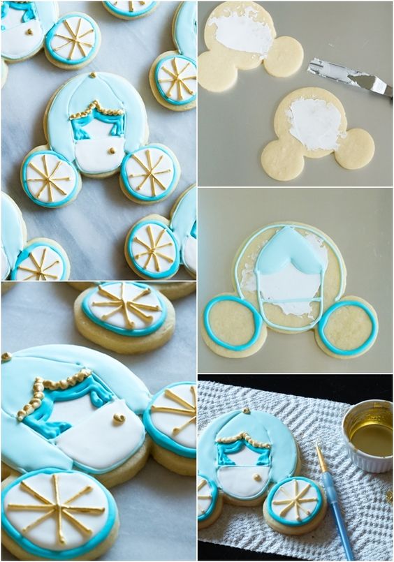 Cinderella Carriage Cookies | Cinderella Party Ideas
