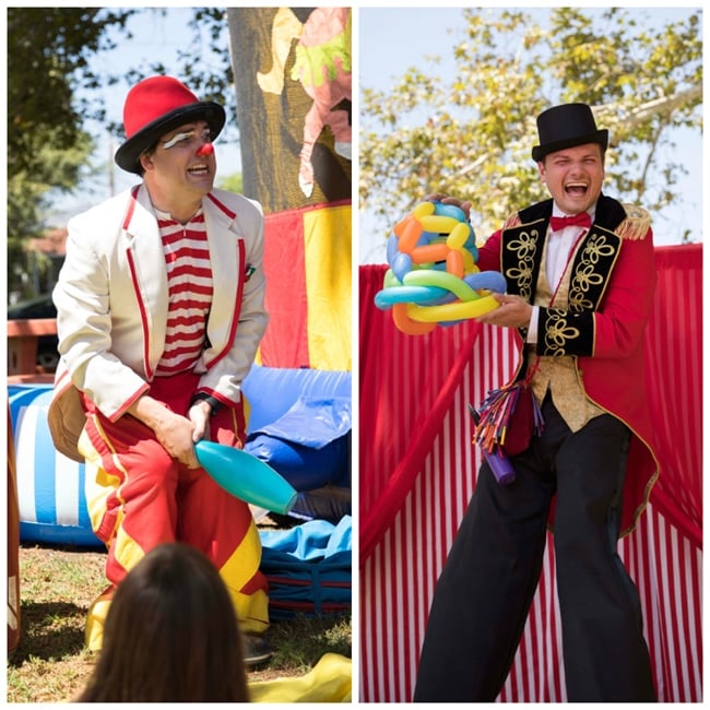 Whimsical Circus First Birthday Party