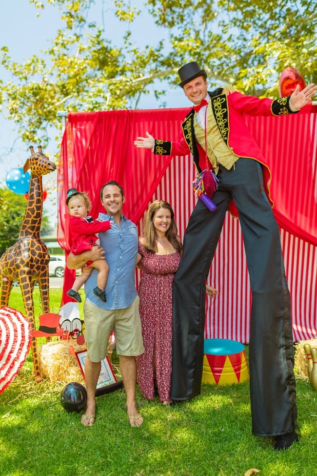 Whimsical Circus First Birthday Party