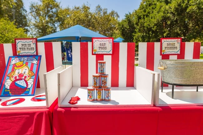 Whimsical Circus First Birthday Party Games