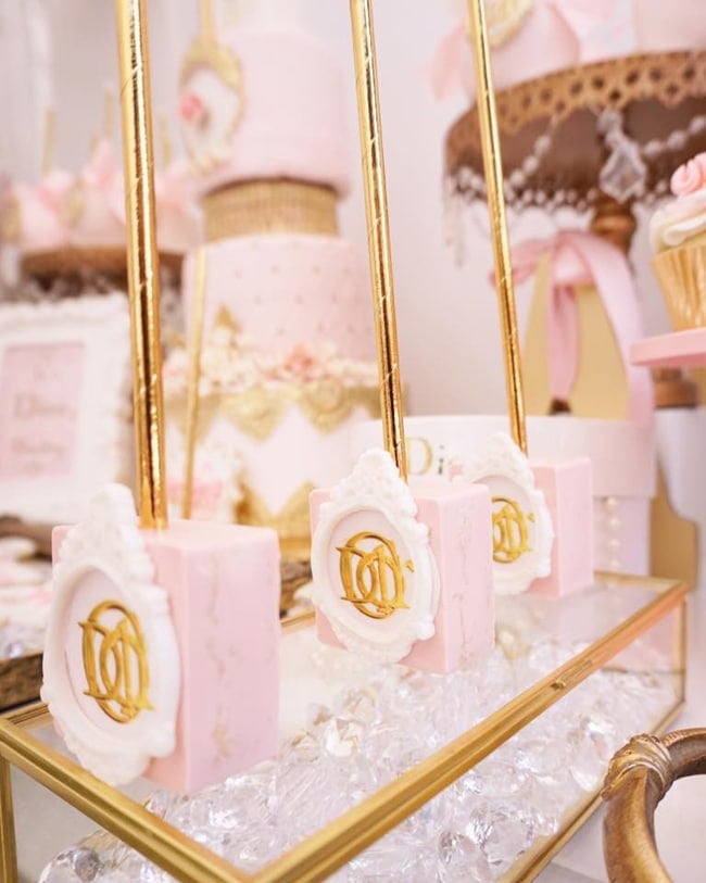 Diamond and Dior Themed Birthday Party
