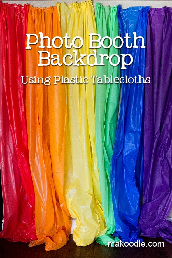 DIY Rainbow Photo Booth Backdrop | Rainbow Party Ideas