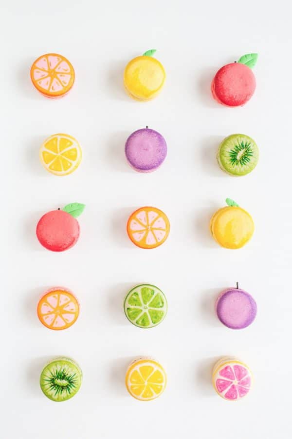 DIY Fruit Macarons | Tutti Frutti Party Ideas