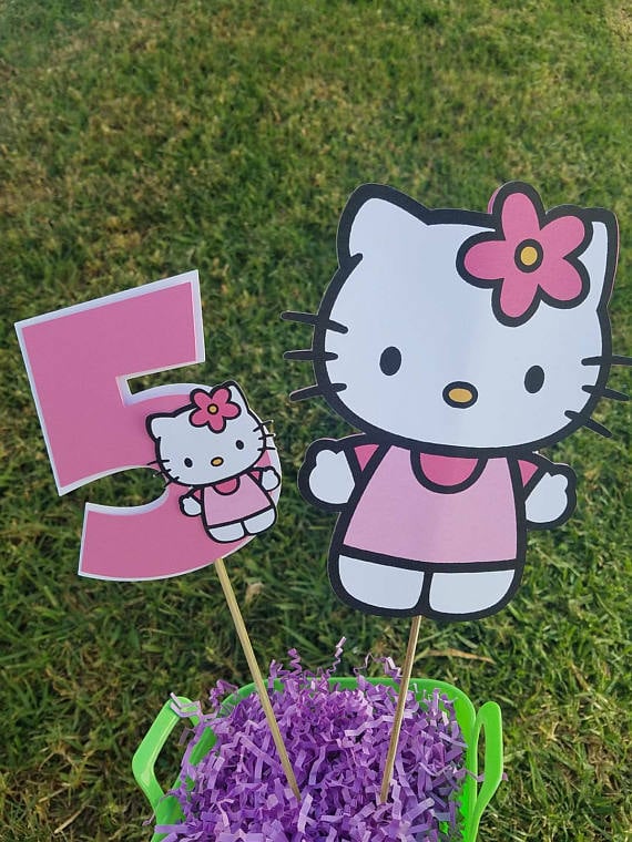 Hello Kitty Party Centerpiece | Hello Kitty Party Ideas
