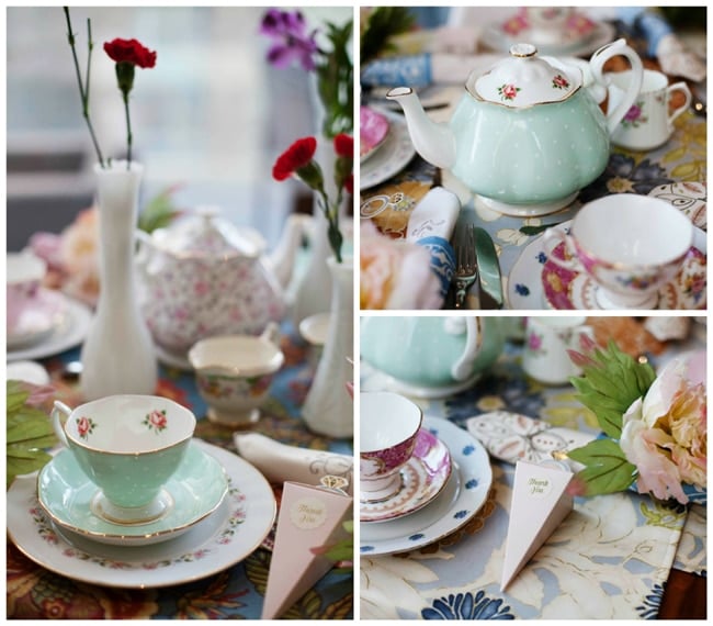 Floral High Tea Bridal Shower Ideas