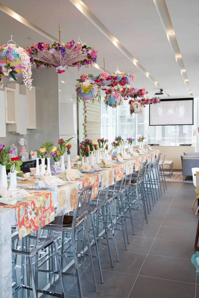 Floral High Tea Bridal Shower Ideas