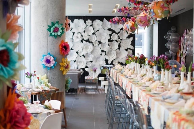 Floral High Tea Bridal Shower Ideas