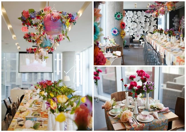 Floral High Tea Bridal Shower Ideas