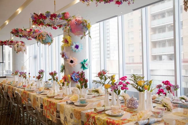 Floral High Tea Bridal Shower Ideas